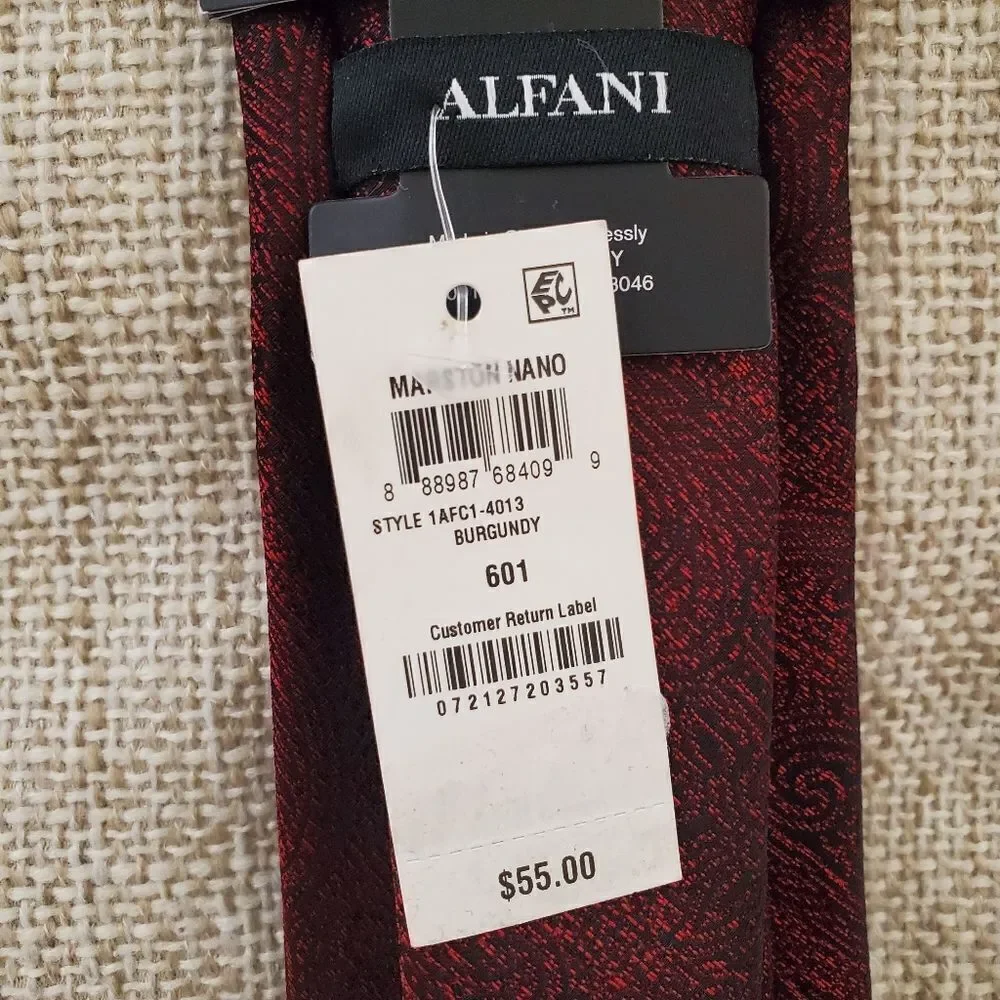 Alfani Marston Nano Paisley Tie